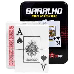 24 Jogo De Baralho Copag 1001 Duplo Plástico Com 110 Cartas