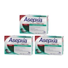 Imagem de Sabonete Asepxia 80g Formula Forte - Kit c/ 3un