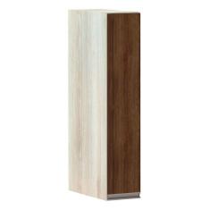 Imagem de Armário Para Cozinha 15cm 1 Porta Legno Crema C/Nogueira