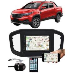 Imagem de Multimídia MP5 Fiat Strada 2020 2021 2022 2023 7" Polegadas Espelhamen