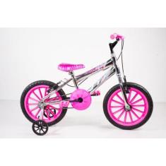 Imagem de Bicicleta aro 16 infantil cromada - VTC BIKES