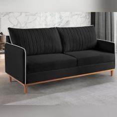 Imagem de Sofá Fixo 2 Lugares Living Persa Veludo - House Deccor