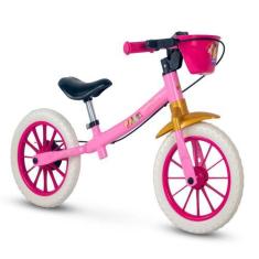 Imagem de Bicicleta Infantil Aro 12 Balance Princesas Bike Equilíbrio Meninas Na