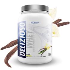 Imagem de Vitamin Health 3882 - delizioso whey vh, 900 Gramas de Puro Sabor Baunilha
