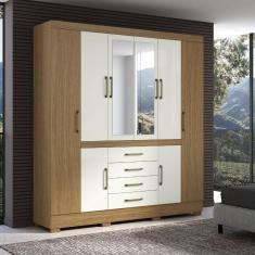 Imagem de Guarda Roupa Napoli 8 Portas 4 Gavetas Com Espelho Aramoveis