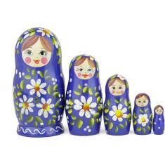 Imagem de Bonecas Russas de Ninho, 5 Matryoshka Romashka St.