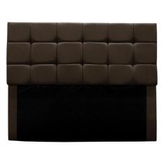 Imagem de Cabeceira Cama Box Estofada Queen 160 cm Bianca Suede Marrom