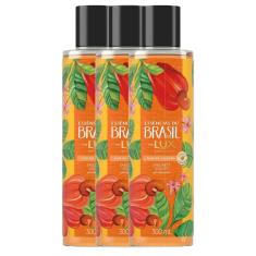 Imagem de Kit Com 3 Sabonetes Líquido Lux Essências Do Brasil Flor Do Cajueiro 300Ml