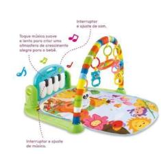 Imagem de Tapete De Atividades Mobile Ginásio Bebe Piano Musical Brinquedo . - T