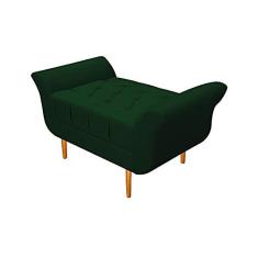 Imagem de Recamier Estofado Ari 90 cm Solteiro Suede Verde - Amarena Móveis
