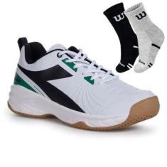 Imagem de Kit Tênis Diadora Strike Unissex + 2 Pares De Mei-Masculino