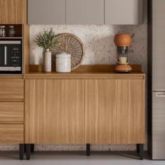 Imagem de Balcão Duplo para Cozinha 2 Portas Lazuli Amendola Touch