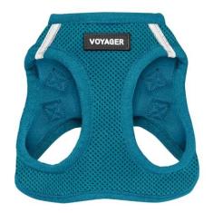 Imagem de Best Pet Supplies Peitoral Para Cães Voyager Step-In Air – Colete De Malha Para Todos Os Climas Para Cães E Gatos Pequenos E Médios Da – Arnês (Turquesa) 2Pp