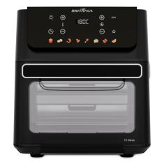 Imagem de Fritadeira Elétrica Oven Air Fryer Britânia BAF11A Capacidade do Cesto 1,5l Painel touch Duplo cesto