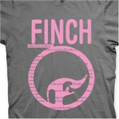 Imagem de Camiseta Finch Chumbo e  em Silk 100% Algodão