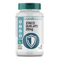 Imagem de Zinco Quelato Zn 500mg Imunidade Vegano 60 Caps Nutralin