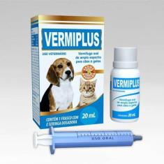 Imagem de Vermiplus Vermifugo Para Cães E Gatos 20 Ml - Vetbras