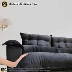 Imagem de Sofá Retrátil e Reclinável Articulado com 2,65m de Largura e Abertura 