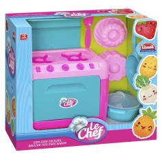 Imagem de Kit Fogão Com Acessórios Le Chef Menina - Usual Brinquedos