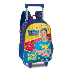 Mochila Infantil Escolar Luccas Neto Rodinha Aventureiros