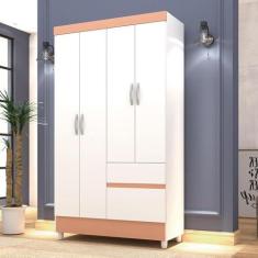 Imagem de Guarda Roupa 4 Portas Spectra Branco Camarim