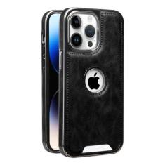 Imagem de Capa de telefone de couro magnético para iPhone 15 14 13 12 Pro Max 15 Puls Capa magnética anti-queda para iPhone 12 13 14 15 ProMax, preta, para iPhone 14 ProMax