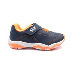 Imagem de Tênis Infantil Menino Kidy Play Carro, Marinho, 32