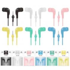Imagem de Fone de Ouvido Auricular Colorido para Celular Sem Microfone - Preto -