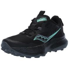 Imagem de Saucony Tênis de caminhada feminino Blaze Tr, Preto/Carbono, 34