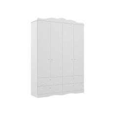 Imagem de Guarda Roupa infantil Provençal Permobili Encanto 04 pts MDF