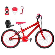 Imagem de Bicicleta Infantil Masculina Aro 20+Kit Passeio e Acelerador