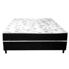 Imagem de Cama Box Conjugado Ortopédico Casal Branco Bamboo 138 X 188 X 40 - Bue