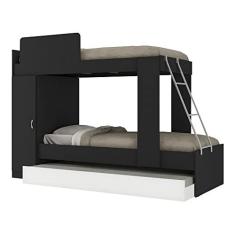 Imagem de Treliche 1 Porta Havana Multimóveis Preto/branco