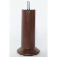 Imagem de Kit Pes Marrom Politileno Cama box 6 pes com 13 cm de altura