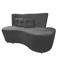 Imagem de Sofa Curvo Feijão Organico Aliance 147 Preto
