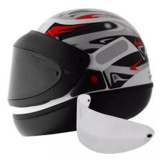 Imagem de Capacete San Marino Branco Mais Viseira Fume