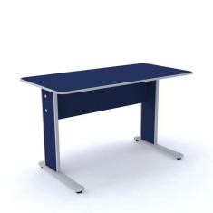 Imagem de Mesa Secretaria Maxxi 74X121x61 Azul Sem Gaveta - Pandin