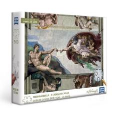 Imagem de Quebra Cabeça Michelangelo A Criação De Adão 500 Pçs Toyster