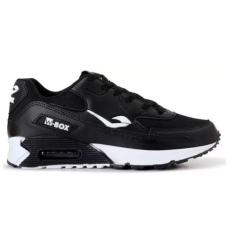 Imagem de Tênis Masculino Casual Academia Mx 90 Barato - AIR 90, Preto branco, 4