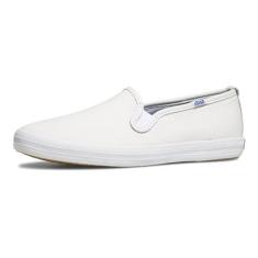 Imagem de Keds Tênis feminino Champion sem cadarço, couro branco, 34, Couro branco, 34