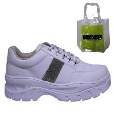 Imagem de TENIS RAMARIM COM DETALHE EM STRASS BRANCO-Feminino