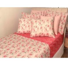 Imagem de Jogo de Cama Duplo Queen 4 peças 140 Fios 250x240cm Olinda Realce Premium - Sultan