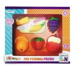 Imagem de Creative Fun Mini Feirinha Divertida 6 Frutas Com Velcro Multikids - BR1111