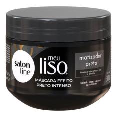 Imagem de Máscara Capilar Salon Line Meu Liso Matizadora Preto 300G