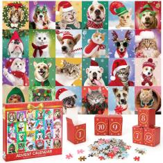 Imagem de Quebra-cabeças de Natal do Calendário do Advento 2024 com 1008 unidades