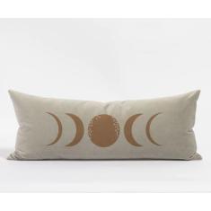 Imagem de Travesseiro De Corpo Body Pillow Bege 40x130cm Western Lua Marrom - FA