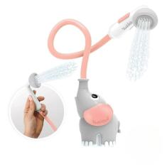 Imagem de Cabeça de chuveiro de banho para bebês Yookidoo Elephant com brinquedo de banho rosa