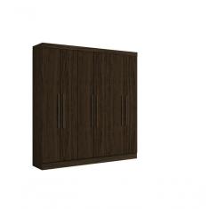Imagem de Guarda Roupa 6 Portas 2 Gavetas Ebano - Aramóveis