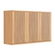 Imagem de Armário de Cozinha Modulado Sauvignon c/ 3 Portas Canelada 120cm Amend