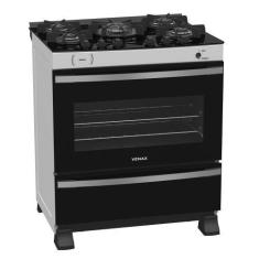Imagem de Fogao a gas maxi vitreo 5 q branco gas glp - Venax, Bivolt